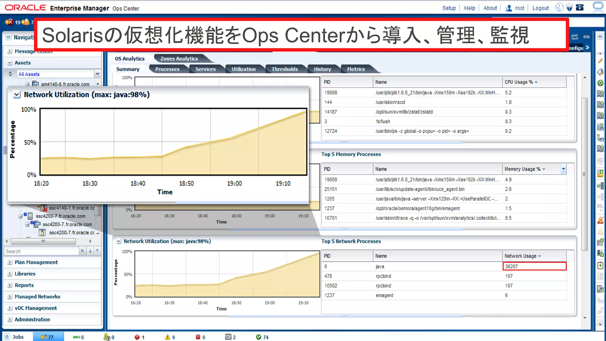 Solarisの仮想化機能をOps Centerから導入、管理、監視




     Copyright © 2012, OracleOracle and/or its affiliates. Allreserved.
48   48    Copyright © 2011, and/or its affiliates. All rights rights     Insert Information Protection Policy Classification from Slide 8
           reserved.
 