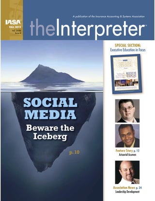
SOCIAL
MEDIA
Beware the
Iceberg




p.10

 