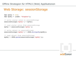 Offline-Strategien für HTML5Web Applikationen - WMMRN12