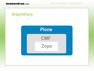 Oficina PLONE 4 – Consegi 2012



Arquitetura
 