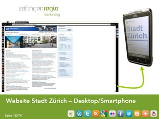 Website Stadt Zürich – Desktop/Smartphone

Seite 18/74
 