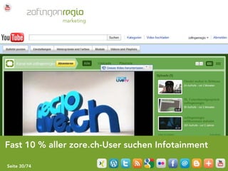 Fast 10 % aller zore.ch-User suchen Infotainment

Seite 30/74
 