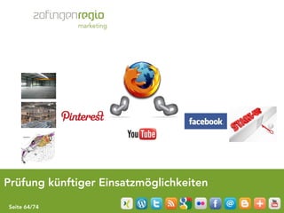 Prüfung künftiger Einsatzmöglichkeiten

Seite 64/74
 