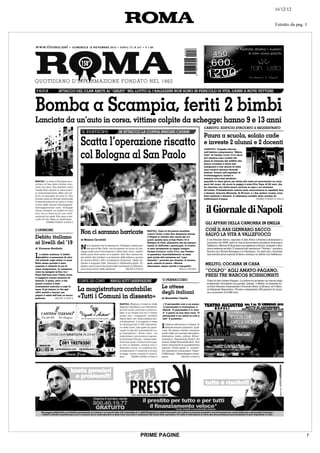 PRIME PAGINE   7
 