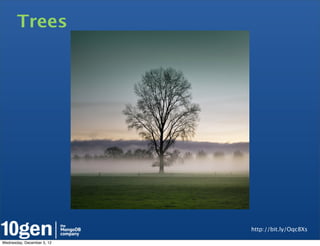 Trees




                            http://bit.ly/Oqc8Xs

Wednesday, December 5, 12
 