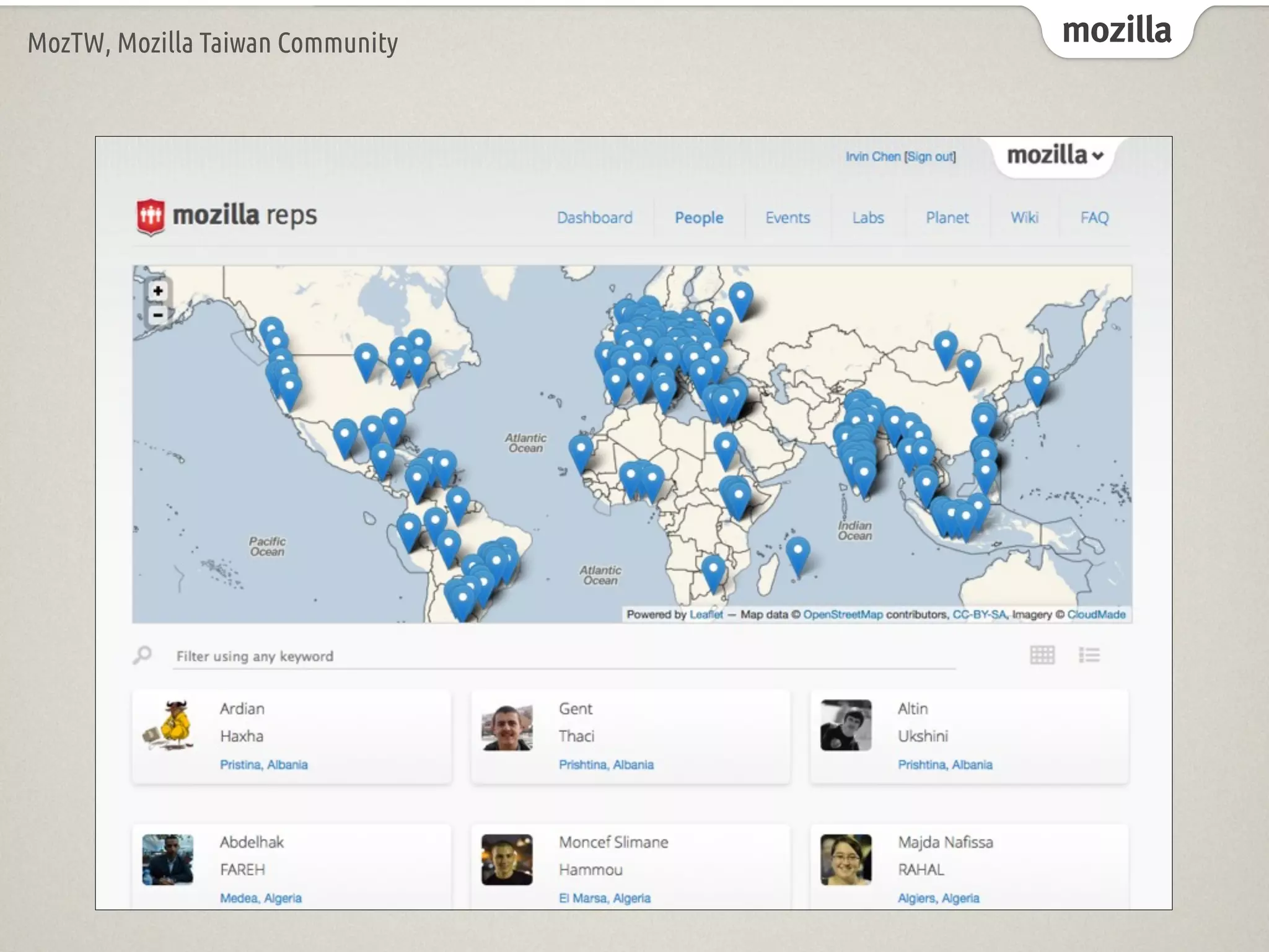 mozillaMozTW, Mozilla Taiwan Community
 