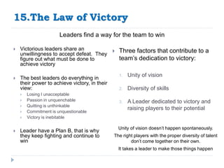 The 21 Irrefutable Laws Of Leadership Ppt Slide 16