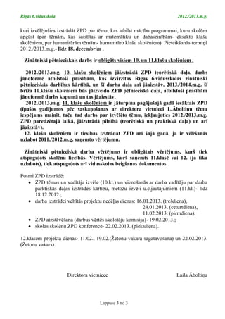 ZPD tēmas 2012./2013. | PDF