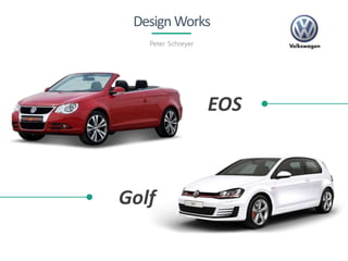 DesignWorks
Peter Schreyer
EOS
Golf
 
