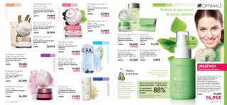 Para todo tipo Para todas
   de pieles      las edades
                                           Optimals Even Out™
                                          Dark Spot Fading
                                                                                                    Para piel seca Para todas
                                                                                                    y sensible     las edades
                                                                                                                                                              Optimals Nutri Calm™
                                                                                                                                                             Day Cream
                                                                                                                                                                                                                                                                        Para piel mixta/grasa   Para todas
                                                                                                                                                                                                                                                                                                las edades   MATTE TOUCH™
                                                                                                                                                                                                                                                                                      Reduce la apariencia
                                          Concentrate SPF 15                                                                                                 Crema de Día Nutri Calm™
EVEN OUT™




                                                                                      NUTRI CALM™
                                          Concentrado Antimanchas                                                                                            Optimals                                                                     
                                          Optimals Even Out™ SPF 15                                                                                          50 ml.
                                          10 ml.
                                          18977              19,00€
                                                                                                                                                             14659                22,00€
                                                                                                                                                                                  17,95€                                                                                                de poros abiertos
                                                             15,95€                                                                                                                                                                                                      
                                                                                                                                                              Optimals Nutri Calm™
              
                                           Optimals Even Out™                                                
                                                                                                                                                             Night Cream
                                          Day Cream SPF 20                                                                                                   Crema de Noche Nutri
                                         Crema Antimanchas SPF 20                                                                                           Calm™ Optimals                                  
                                          Acción Día Even Out™                                                                                               50 ml.
                                          50 ml.
                                                                                                                                                             14678                22,00€
                                                            26,00€
                                                                                                         
                                          18826                                                                                                                                   17,95€                     Optimals Matte Touch™            Optimals
                                           Optimals Even Out™                                                                                                                                              Day Gel-Cream                     Mattifying Toner
                                          Night Cream                                                                                                                                                       Gel-Crema de Día                  Tónico Matiﬁcante
                                          Crema Antimanchas Acción                                                                                                                                          Matiﬁcante Optimals               Optimals
                                         Noche Even Out™                                Optimals Oxygen                                                            Para todo tipo   Para todas            50 ml.                            200 ml.                                                               ¡Realmente
                                          50 ml.                                        Boost™ Capsules                                                              de pieles        las edades
                                                                                                                                                                                                            19899             22,00€          19969                13,95€                                           funciona!
                                          22457             26,00€                      Cápsulas Oxygen Boost™
                                                                                                                                                                                                                              17,95€




                                                                                                                                                                                            OXYGEN BOOST™
                                                                                        Optimals
                                                                                        14 cápsulas.
                                                                                                                                                                                                             Optimals Matte Touch™            Optimals Matte Touch™
                                                                                        18154                       18,00€                                                      
                                                                                                                                                                                                            Night Gel-Cream                   Face Blotting Tissues
    Optimals Time Relax™                                                                                           15,95€                                                                                 Gel-Crema de Noche                Toallitas Anti-Brillos
  Instant Smooth Eye Care
                                                   Para todo tipo
                                                   de pieles        +   30                                                                                                                                  Matte Touch™ Optimals             Faciales Matte Touch™
                                                                                                                                                                                                            50 ml.                            50 uds.
  Cuidado de Ojos Instantáneo                                                             Optimals Oxygen
                                                                                                                                                                                                                                                                        5,95€
                                                                                        
                                                                                                                                                                                                                              22,00€
                                                                        TIME RELAX™

  Time Relax Optimals                                                                                                                                                                                       20277                             23815
  10 ml.                                                                                Boost™ Face Mask                                                                                                                                                                                                 




                                                                                                                                Atención: ¡No ingerir!
                                                                                        Mascarilla Detoxiﬁcante
  18435                      19,00€
                                                                                                                                                                                                                                                                                                                                  ¡NUEVO!
                                                                                        Oxygen Boost™ Optimals
                             15,95€                                                     75 ml.
                                                                                        16266                       11,95€                                                                                                                                                                                                        EXISTENCIAS LIMITADAS
   Optimals Time Relax                                                                                              8,95€                                                                                              Matiﬁca                                      Para mejores resultados,
                                                                                                                                                                                                                                                              aplicar dos veces al día bajo la
                                      
  Day Cream SPF 8
  Crema de Día Optimals
                                                                                                                                                                                                                        la piel grasa                              Crema de Día y de Noche
  Time Relax SPF 8                                                                                                                                                                                                                                                           Matte Touch™.                                        Optimals Matte Touch™ Fluid
  50 ml.                                                                                                                                                             Para todo tipo   Para todas                                                                                                                                 Fluido Matiﬁcante Reductor
                                                                                                                                                                     de pieles        las edades                                                                                                                                 de Poros Matte Touch™
  12413                      26,00€                                                                                                            
                                                                                                                                                                                                                                                                                                                                 Fluido ligero de rápida absorción
                                                                                                                                                                                                            ¿Tienes la piel grasa y tus       R E S U LTA D O S P RO B A D O S




                                                                                                                                                                                             LIMPIADORAS
                                                                                                                                                                                                                                                                                                                                 con corteza de Sauce e innovadores
                                                                                                                                                                                                           poros abiertos son más                                                                                               activos que minimizan la apariencia
                                                                                                                                                                                                                                              DESPUÉS DE 1 SEMANA:


                                                                                                                                                                                                                                                                        88%
   Optimals Time Relax                                                                  Optimals                                                                                                          que notables? El NUEVO                                                                                               de los poros abiertos. Con partículas
  Night Cream                                                                           Foaming Cleanser                                                                                                    Fluido ultra-ligero               La apariencia                                     *                                absorbentes que matiﬁcan y eliminan
                                                                                                                                                                                                                                                                                                                                 el exceso de grasa. Higiénico frasco
  Crema de Noche Optimals                                                               Limpiadora Puriﬁcante                                                                                               Matte Touch™ reduce la            de los poros se
  Time Relax                                                                            Auto-Espuma Optimals                                                                                                apariencia de los poros                                                                                              con dosiﬁcador. 30 ml.
                                                                                                                                                                                                                                              reduce
  50 ml.                                                                               200 ml.                                                                                                             abiertos y elimina el                                                                                                23687                   21,00€
                             26,00€                                                                                 13,95€
                                                                                                                                                                                                                                                                                                                                             16,95€
                                                                                                                                                                                                            exceso de grasa con               *Test de consumo realizado en 52 mujeres,
  13485                                                                                 14698                                                                                                                                                 tras una semana de utilización.
                                                                                                                    11,95€                                                                                  corteza de Sauce.

  48        cuidado facial                                                                                                                                                                                                                                                                                                                         cuidado facial   49
 