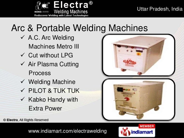 Welding Machines by Electra, Noida