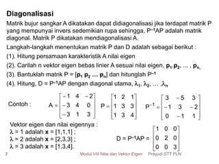 Nilai Egien Dan Vektor Eigen | PDF