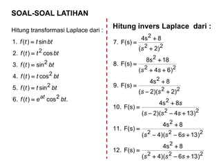 Transformasi Laplace | PDF