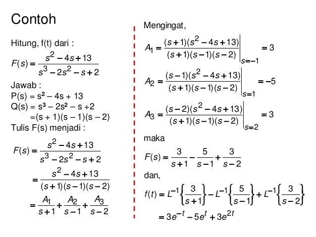 Transformasi Laplace