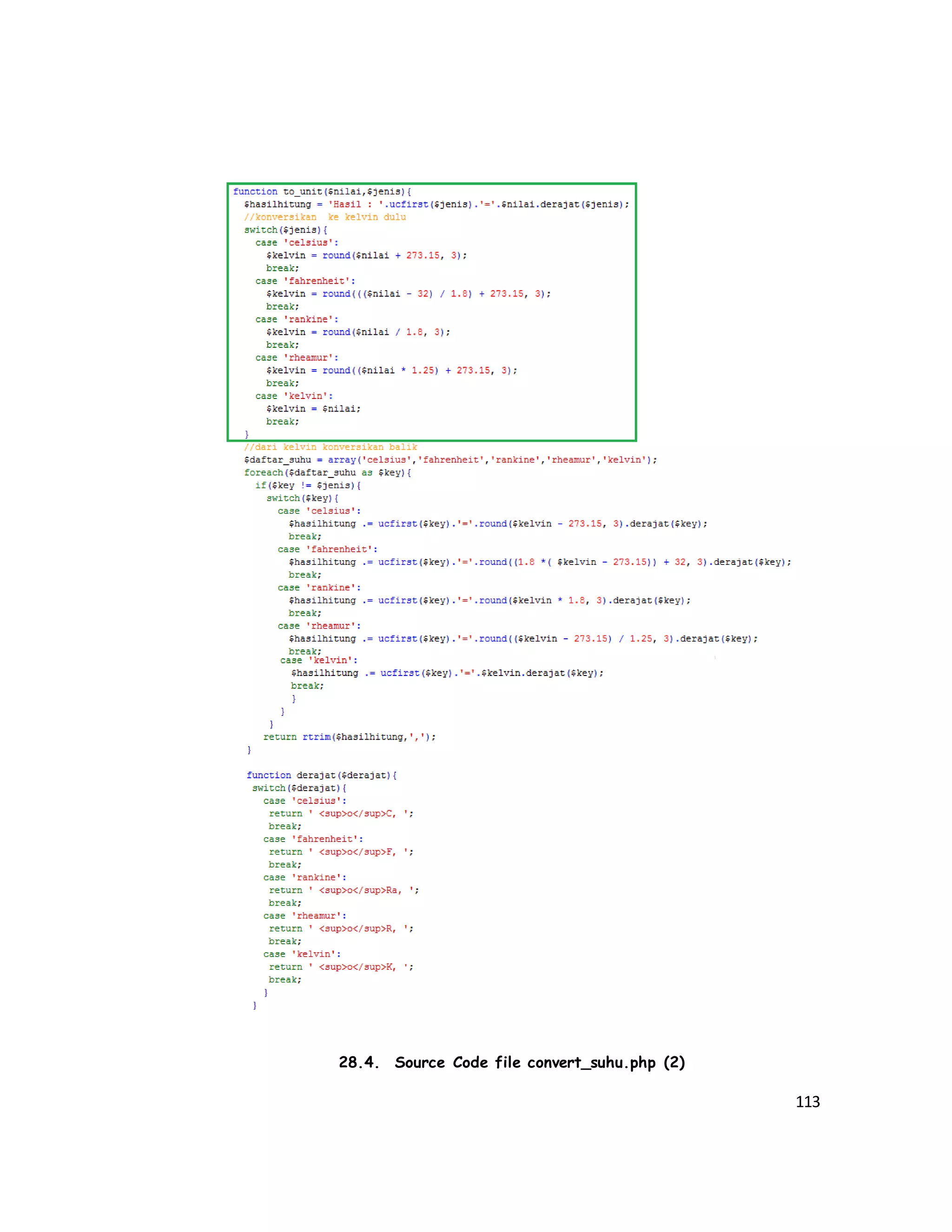 113
28.4. Source Code file convert_suhu.php (2)
 
