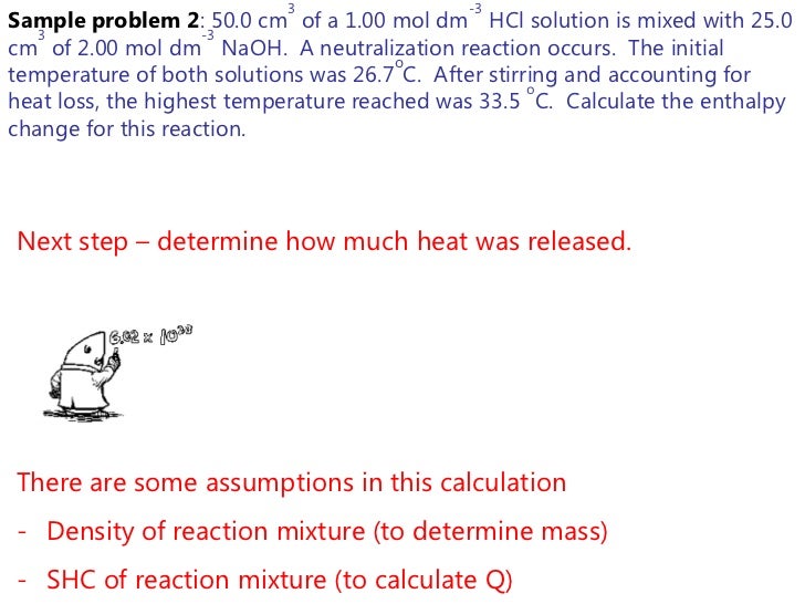 Lesson Enthalpy and Calorimetry