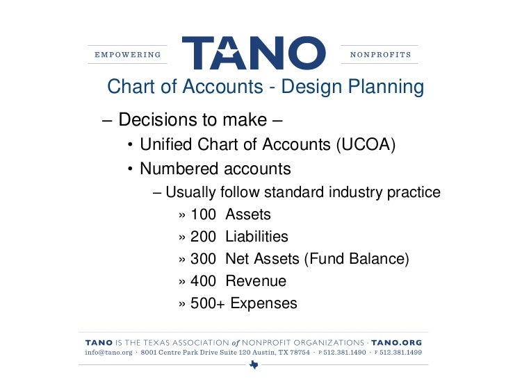 achieving nonprofit financial health unified chart of accounts ucoa