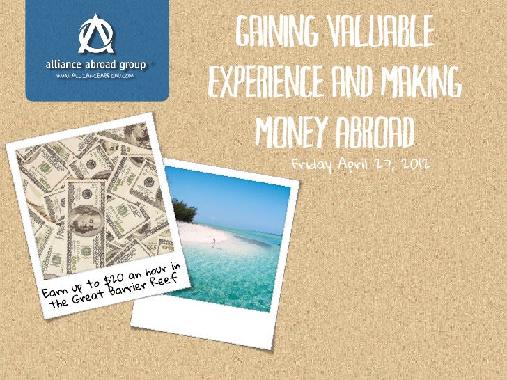 Gain Valuable Experience and Get paid to work in Australia
