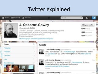 Twitter explained
 