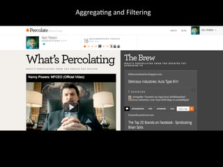AggregaCng	and	Filtering
 