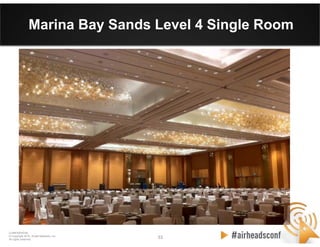 33 33
CONFIDENTIAL
© Copyright 2012. Aruba Networks, Inc.
All rights reserved
Marina Bay Sands Level 4 Single Room
 