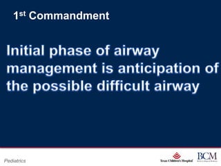 1st Commandment




                           Page 84
Pediatrics     xxx00.#####.ppt 7/10/2012 8:23:12 AM
 