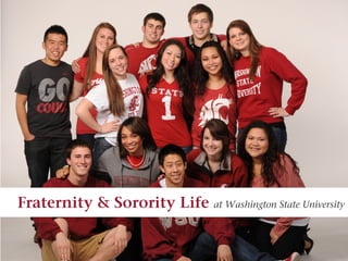 Fraternity & Sorority Life   at Washington State University
 