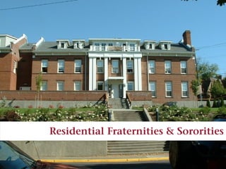 Residential Fraternities & Sororities
 