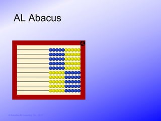 AL Abacus




© Activities for Learning, Inc., 2012
 