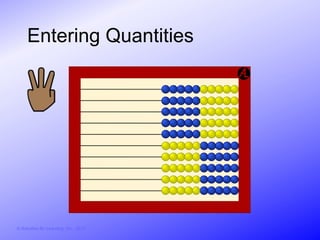 Entering Quantities




© Activities for Learning, Inc., 2012
 