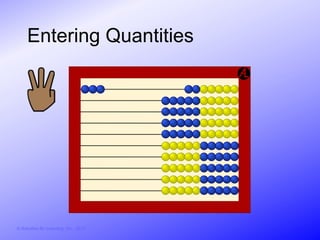 Entering Quantities




© Activities for Learning, Inc., 2012
 