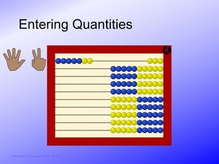 Entering Quantities




© Activities for Learning, Inc., 2012
 