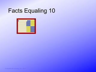 Facts Equaling 10




© Activities for Learning, Inc., 2012
 