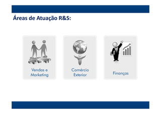 Áreas de Atuação R&S:
 