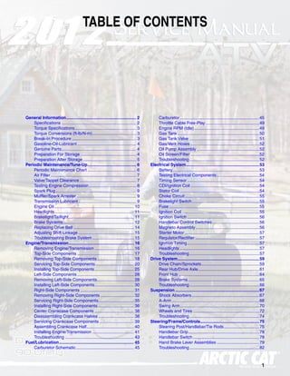 2012 arctic cat dvx 90 90 utility atv service repair manual | PDF