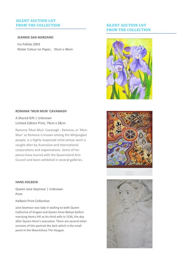 2012 art auction catalogue PDF