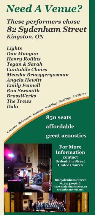 2012 Arts Guide For Kingston And Area
