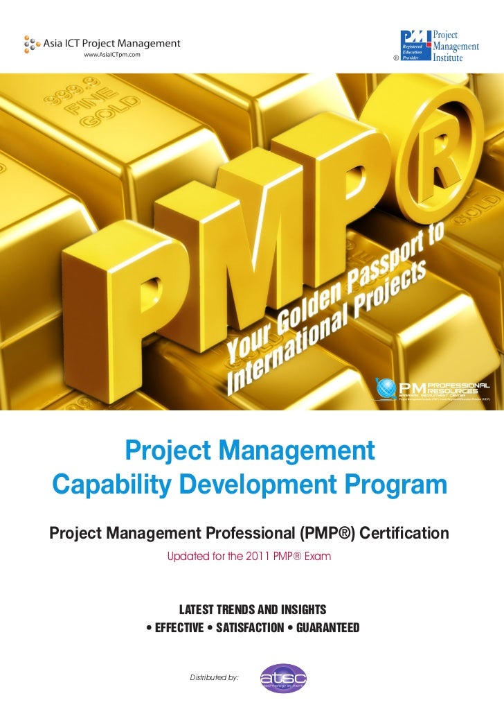 Project ManagementCapability Development ProgramProject Management Professional (PMP®) Certification               Updated...