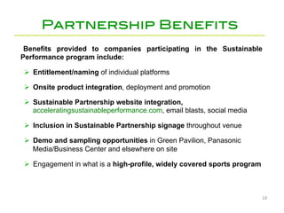 Accelerating Sustainable Performance Program Overview | PDF