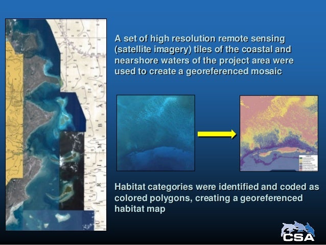 imagery interpretation for coastal and marine spatial planning marine imagery