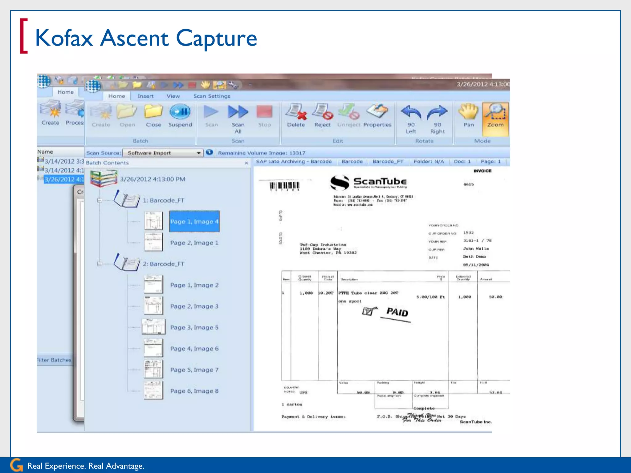 [ Kofax Ascent Capture




Real Experience. Real Advantage.
 