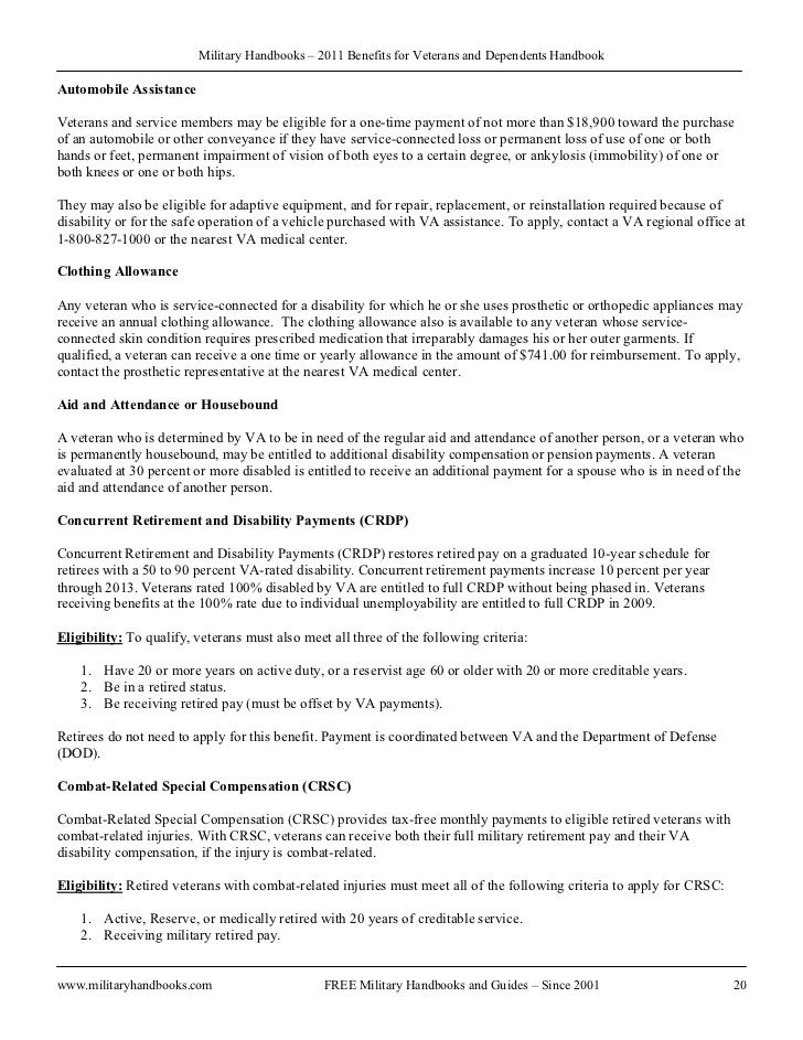 Va Compensation Pay Chart 2012