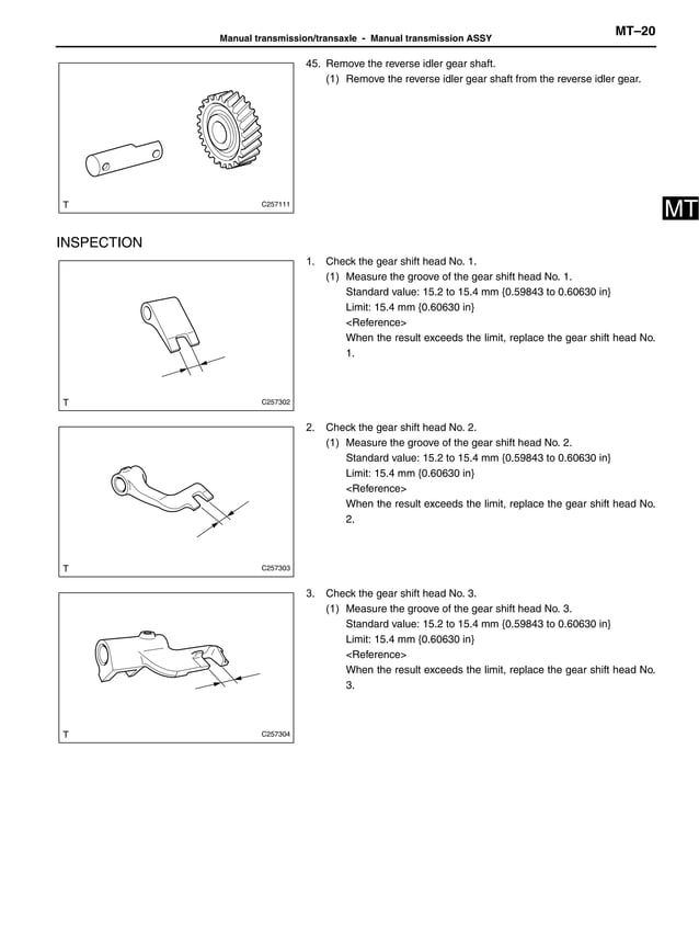 2012 BRZ transmission service manual