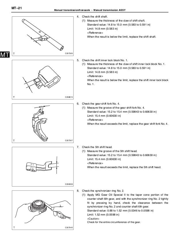 2012 BRZ transmission service manual