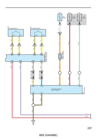 Cruise Control, Electronically Controlled Transmission and A/T Indicator
(A/T), Engine Control, Shift Indicator (M/T) and Shift Lock

                                                                                                     (BAT)                                                                               (BAT)


                                                                                                                           40A                                                                            30A
                                                                                                                           AM2 NO. 1                                                                      IG2 MAIN


                                                                                                      2                                                                                   2

                                                                                                           1                                                                                   1
                                                                                                                                                                                                                                     G–O
                                                                                                                                                                                                                                     (∗1)




                                                                                                     W–R




                                                                                                                                                                                         W–B


                                                                                                                                                                                                          G–O
                                                                                                               (∗1)


                                                                                                                                    (∗1)




                                                                                                                                                                         (∗1)




                                                                                                                                                                                                   (∗1)


                                                                                                                                                                                                                    (∗1)
                                                                                                                           GR




                                                                                                                                                                GR
                                                                                                           1                    1                                    1                         1                1


                3    2                                                                                5                     1                                   2                         5                2

            4                         ST CUT                                                                                               IGS                                                                             IG2
                                      Relay                                                                                                Relay                                7. 5A                                      Relay
                                                                                                                                                                                IG2

                     1                                                                                3                     2                                                             3                1
                                                                                                                                                                1
                                                                             Park/Neutral Position
                                                                             Switch Assembly




                           1                                                                                                    1                                    1                         1                1
                                                      P
                                                                                                                                                                                   P
                                                                                                                                    (∗1)
                                                      N
                                                                                                                           B
                                                                                                                                                                                  (∗1)
                                                                             L2




                                                                                                                                           Junction Connector
                                                           4     5
                                                                                                     1 A                   5 A
                                                                                                                                           A9(A), A10(B)
                    LG–R
                               (∗1)




                                                                                                                                                                                                                    (∗1)
                                                                                                                                                                                                          B
                                                   (A/T)




                                                                     (A/T)
                                               W




                                                                Y




  BR–B
                                                                                                     1 B
  BR–W
                                                                                                               (∗1, A/T)




                                          7 AL2                6 AL2
                                                                                                     B




                                                                                          B
                                                                                     (A/T)

   W–R
                                                                                                               (∗1, A/T)




   (A/T)

                                                                                                                                                                                                                    (∗1)
                                                                                                     B




                                                                                                                                                                                                          B

                                                                                                                                                                                                                                    BR–B

                                                                                                                                                                                                                                    BR–W

 LG–R(∗1)

      O                                                                                                                                                                                                                               O

   B–P                                                                                                                                                                                                                               B–P

 G–Y(∗1)                                                                                                                                                                                                                           G–Y(∗1)

  Y(∗1)                                                                                                                                                                                                                             Y(∗1)

  R(A/T)                                                                                                                                                                                                                            R(A/T)

 G–W(∗1)                                                                                                                                                                                                                           G–W(∗1)

 GR–R(∗1)                                                                                                                                                                                                                          GR–R(∗1)

  Y(∗2)                                                                                                                                                                                                                             Y(∗2)

      R                                                                                                                                                                                                                               R




                                                                                                       A1                                                                                                   A7




118

                                                                                      BRZ (G4400BE)
 