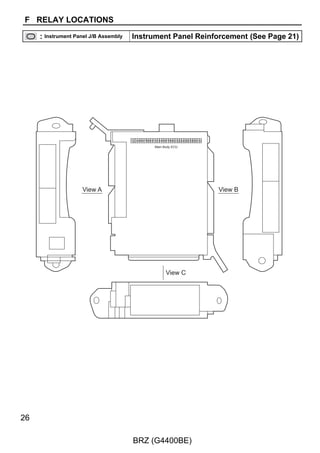 LQGLFDWHV WKH PDOH WHUPLQDO FRQQHFWRU
     1XPEHUV RXWVLGH FRQQHFWRU FRGHV LQGLFDWH WKH SLQ                               )HPDOH                      0DOH
     QXPEHUV RI ERWK PDOH DQG IHPDOH FRQQHFWRUV
                                                             .@  ,QGLFDWHV WKH JURXQG SRLQW 7KH FRGH FRQVLVWV RI WKH
)@  5HSUHVHQWV D SDUW DOO SDUWV DUH VKRZQ LQ VN EOXH 