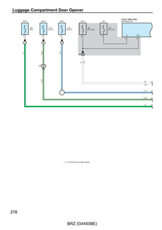 L–O
                                                                                    L–O                             LG




                                                                                                            6 HD1




                                                                  Stop/Tail
                                B              B                                          W–B                       LG




                                    2 A
                                                                                                      3 A




                                          E




BRZ (G4400BE)
                                                                                                STP




                                          H1(A)
                                          Rear Combination Light Lens and Body RH




                      B
                                                                                                                         LG
                                                                                                                              LG




                159
 