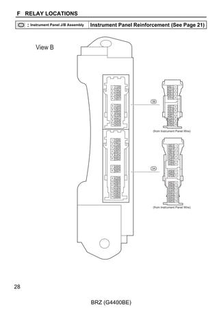 XVHG WR GLVWLQJXLVK EHWZHHQ WKH JURXQG SRLQWV LQ
      -XQFWLRQ %ORFNV DUH VKDGHG WR FOHDUO VHSDUDWH               FDVHV ZKHQ PRUH WKDQ RQH JURXQG SRLQW H[LVW RQ WKH
      WKHP IURP RWKHU SDUWV                                       VDPH ZLUH KDUQHVV
                                                             /@  3DJH 1R
     ([DPSOH                                                0@  ,QGLFDWHV WKH LJQLWLRQ NH SRVLWLRQV 