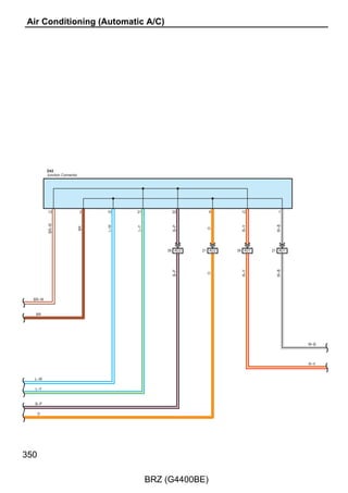 B–Y                                            B




                                                         6 B
                                                                        4 A
                                                                                              1 C




                      D1
                                                                                                          Main Body ECU




                                                                                                    GND




                                                           D8(A), D9(B)
                                                                                                          A73(A), D5(B), D6(C)




                                                           Junction Connector


                                 B–Y                                            B–Y




                                                         7 A
                                                                  9 A
                                                                                              4 A




                      A3
                                                                                                    GND




                                                           A9(A)
                                                           Junction Connector
                                                                                              11




                           B–Y                                                  B–Y
                                                                                      18 3B




                      D3
                                                                                                    GND




BRZ (G4400BE)
                                                   1
                                                                                              14




                                                                                GR
                                                                                      24 3B
                                                                                                    PKB




                                       D31
                                       Parking Brake
                                       Switch Assembly




                231
 