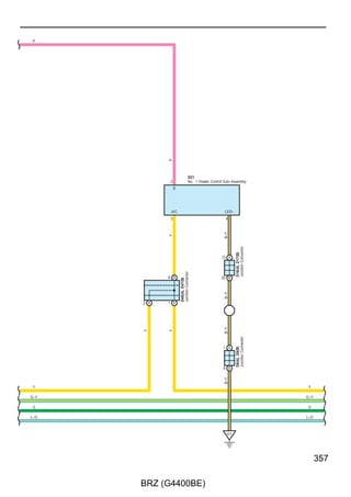 SRS

         (IG)                        (BAT)


                    7. 5A                    7. 5A
                    GAUGE                    MPX–B
                                                                 L–R


         2                           2
                                                                       19 3C
        2 3A                             1
        W–G




                                                     L–R
                                                                       17 3B
        W–G




                                                                         R–W
         2                                                                1
              IG+                                                              B
                               SRS




          I/F                  LED Driver
                                                                   Power Circuit




                                             CPU
                                                                                                  Combination Meter Assembly




                                                                       CAN Driver



              ES2            ES1                                  CANH                     CANL
                                                                                                  D7




        40             20                                   6                        7
                                                                                    BR–W
        B–Y




                       B–Y




                                                                                                                                 B–P
                                                           BR




                                                                                                                                         O




                                                            2                       13                                           20       9



                                                                                                                                                21 AD2    39 AD2
                                                            8                       19       D43                                 16       5
                                                                                             Junction
                                                                                             Connector
                                                                                                                                         B–Y




                                                                                                                                                            B–P
                                                                                                                                 LG




                                                                                                                                                   O
                                                                                    R–W
        B–Y




                                                           P–L




                                                                                                                                 14       6      19 A      18 A
                                                                                                                                  CANL   CANH      CANH     CANL
  P–L

  R–W

                                                                                                                               D10              A33(A)
          D3                                                                                                                   DLC3             ECM




238

                                                            BRZ (G4400BE)
 